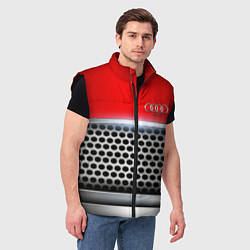 Мужской жилет AUDI metal collection game, цвет: 3D-черный — фото 2