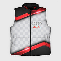 Мужской жилет AUDI auto texture, цвет: 3D-красный