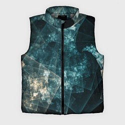 Мужской жилет Абстрактный космос геометрия, цвет: 3D-светло-серый