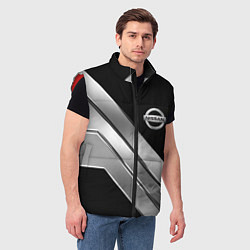 Мужской жилет Nissan metal steel auto, цвет: 3D-красный — фото 2