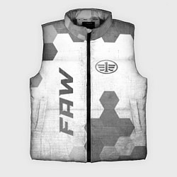 Мужской жилет FAW - white gradient вертикально, цвет: 3D-черный