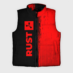 Мужской жилет Rust - red gradient по-вертикали, цвет: 3D-черный