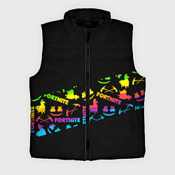 Мужской жилет Fortnite rainbow, цвет: 3D-черный