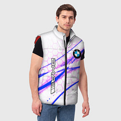 Мужской жилет BMW спортивный стиль, цвет: 3D-красный — фото 2