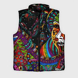 Мужской жилет Оптический узор девушка