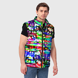 Мужской жилет Marshmello music краски, цвет: 3D-черный — фото 2
