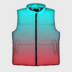 Мужской жилет Абстрактно неоновый градиент, цвет: 3D-красный