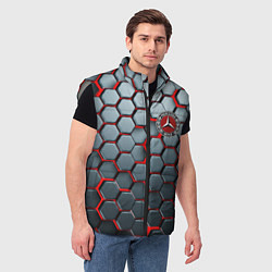 Мужской жилет Mercedes броня, цвет: 3D-светло-серый — фото 2