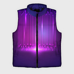 Мужской жилет Светящиеся неоновые линии и вспышка света