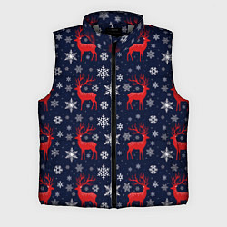 Мужской жилет Олени новогодние