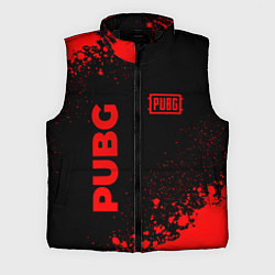 Мужской жилет PUBG - red gradient вертикально, цвет: 3D-черный