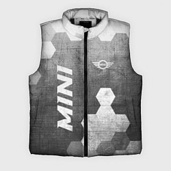 Мужской жилет Mini - grey gradient вертикально, цвет: 3D-черный