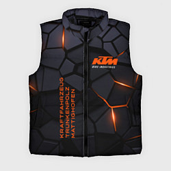 Мужской жилет KTM - плиты с эффектом свечения, цвет: 3D-черный