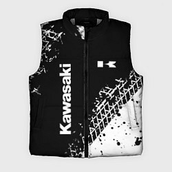 Мужской жилет Kawasaki - следы от шин