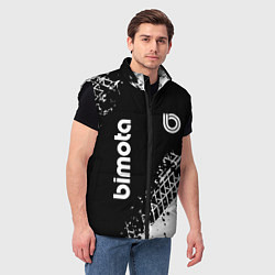 Мужской жилет Bimoto - следы от шин, цвет: 3D-черный — фото 2