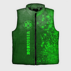 Мужской жилет Borussia - green gradient по-вертикали, цвет: 3D-черный