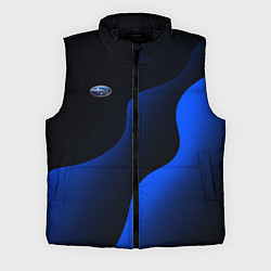Мужской жилет Субару - синие волны