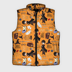 Мужской жилет Гарри Поттер паттерн, цвет: 3D-светло-серый