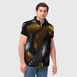 Мужской жилет Звенья одной цепи, цвет: 3D-светло-серый — фото 2
