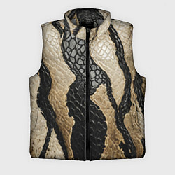 Мужской жилет В коже рептилии
