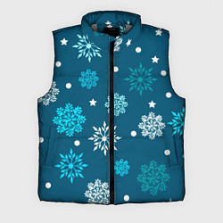 Мужской жилет Резные снежинки