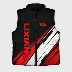 Мужской жилет Lixiang - красная абстракция, цвет: 3D-черный
