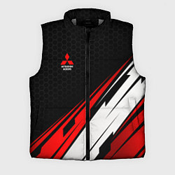 Мужской жилет Mitsubishi - красная абстракция