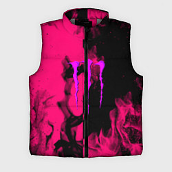 Мужской жилет Monster energy fire pink