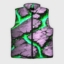 Мужской жилет Треснувший камень зелёный