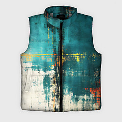Мужской жилет Ржавчина сине-белая