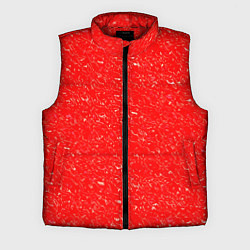 Мужской жилет Огненный красный текстура, цвет: 3D-красный