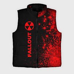 Мужской жилет Fallout - red gradient по-вертикали, цвет: 3D-черный