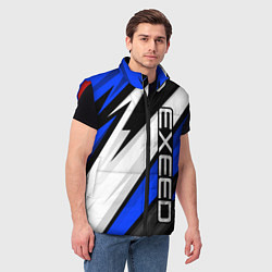 Мужской жилет Exeed - blue sport, цвет: 3D-красный — фото 2