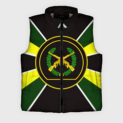 Мужской жилет Мотострелковые войска: шеврон без текста, цвет: 3D-светло-серый