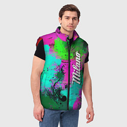 Мужской жилет Color impression - abstraction, цвет: 3D-красный — фото 2