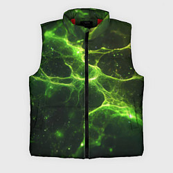Мужской жилет Зеленые волокна текстура