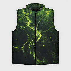 Мужской жилет Зеленые волокна - текстура