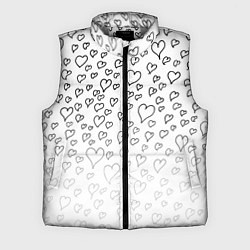 Мужской жилет Рисованные сердца