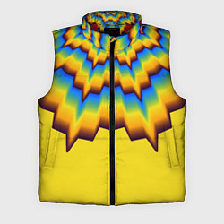 Мужской жилет Узоры на желтом