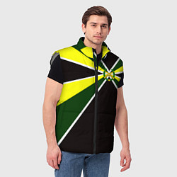 Мужской жилет Мотострелковые войска: лавры, цвет: 3D-светло-серый — фото 2