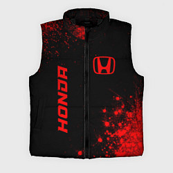 Мужской жилет Honda - red gradient вертикально, цвет: 3D-черный