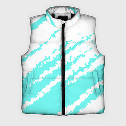 Мужской жилет The color is light blue and white