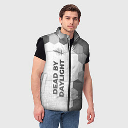 Мужской жилет Dead by Daylight - white gradient по-вертикали, цвет: 3D-черный — фото 2