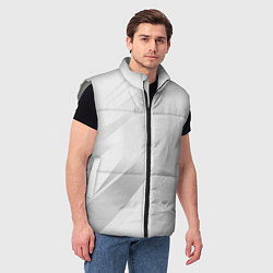Мужской жилет Светлый серый полосы с градиентом, цвет: 3D-светло-серый — фото 2