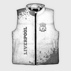 Мужской жилет Liverpool - white gradient вертикально, цвет: 3D-черный
