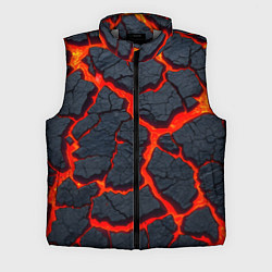 Мужской жилет Текущая в породе лава