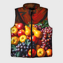 Мужской жилет Фруктовый натюрморт