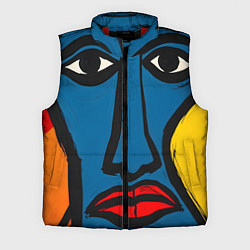 Мужской жилет Арт с лицами, цвет: 3D-красный