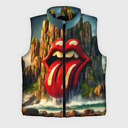Мужской жилет Rolling Stones - sea rocks, цвет: 3D-черный