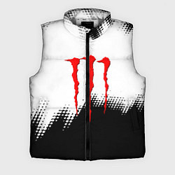 Мужской жилет Monster energy чёрно белые краски